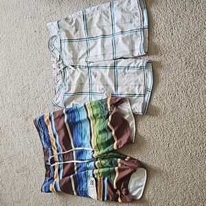 Bathing suits/ board shorts billabong, Mossimo supply Co. 1 lined 1 unlined